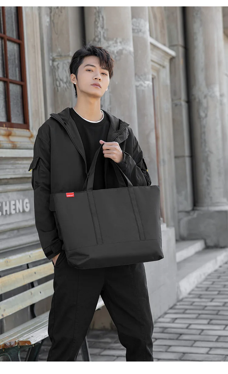 สไตล์ญี่ปุ่นผู้ชายกระเป๋าถือลํ - Tote Bag Beach บทวิจารณ์และราคา