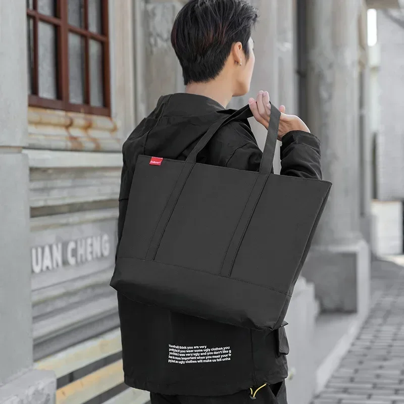 สไตล์ญี่ปุ่นผู้ชายกระเป๋าถือลํ - Tote Bag Beach บทวิจารณ์และราคา
