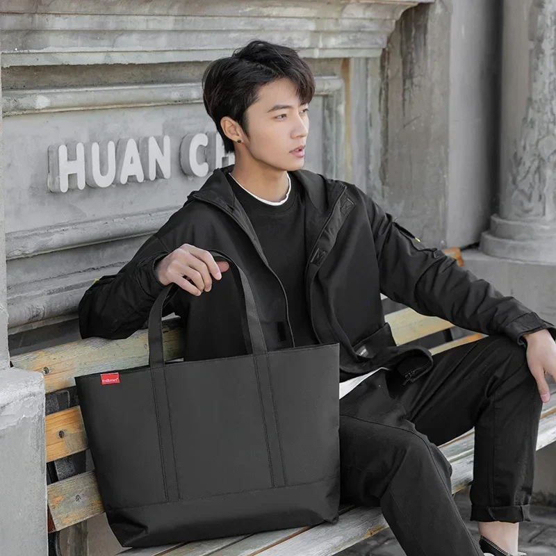 สไตล์ญี่ปุ่นผู้ชายกระเป๋าถือลํ - Tote Bag Beach บทวิจารณ์และราคา
