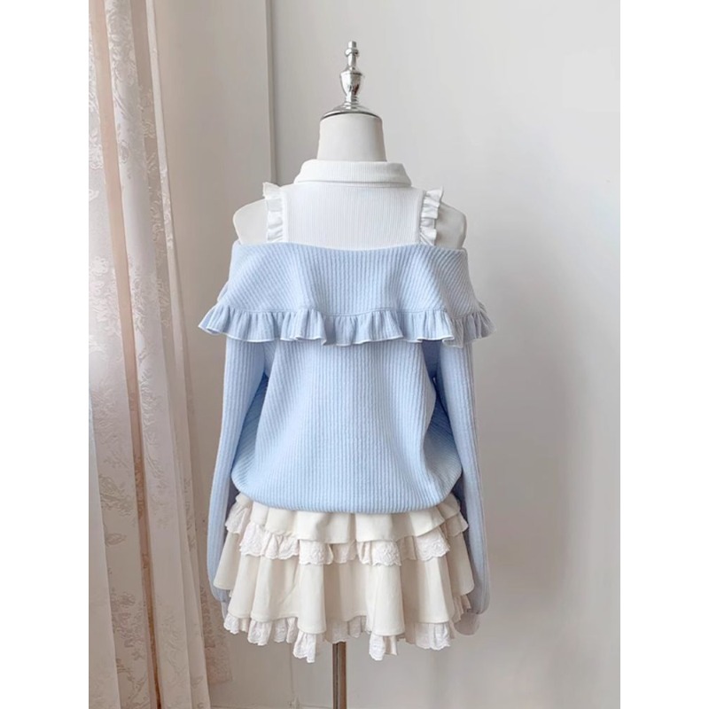 ชุดเซ็ต 2 ชิ้นสไตล์สาวหวานน่าร - Blouse Off Shoulder บทวิจารณ์และราคา