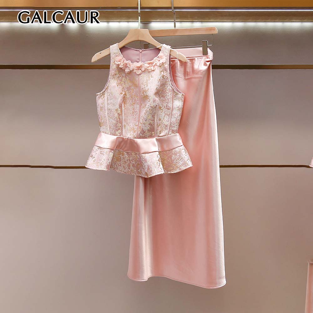 GALCAUR ชุดเซ็ตสองชิ้นลายดอกไม - Midi Skirt Floral บทวิจารณ์และราคา